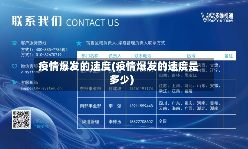 疫情爆发的速度(疫情爆发的速度是多少)