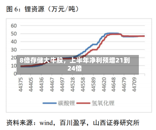 8倍存储大牛股，上半年净利预增21到24倍