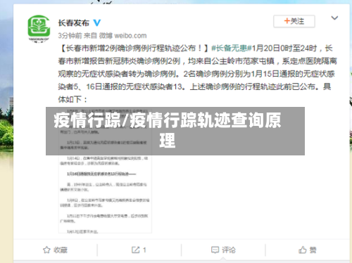 疫情行踪/疫情行踪轨迹查询原理-第2张图片