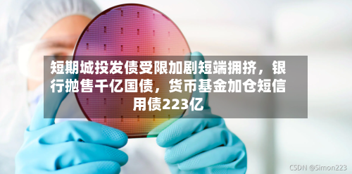 短期城投发债受限加剧短端拥挤	，银行抛售千亿国债，货币基金加仓短信用债223亿-第2张图片