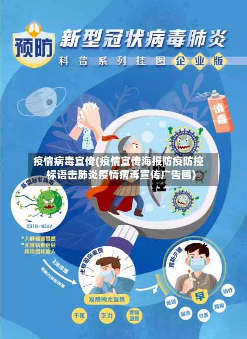 疫情病毒宣传(疫情宣传海报防疫防控标语击肺炎疫情病毒宣传广告画)