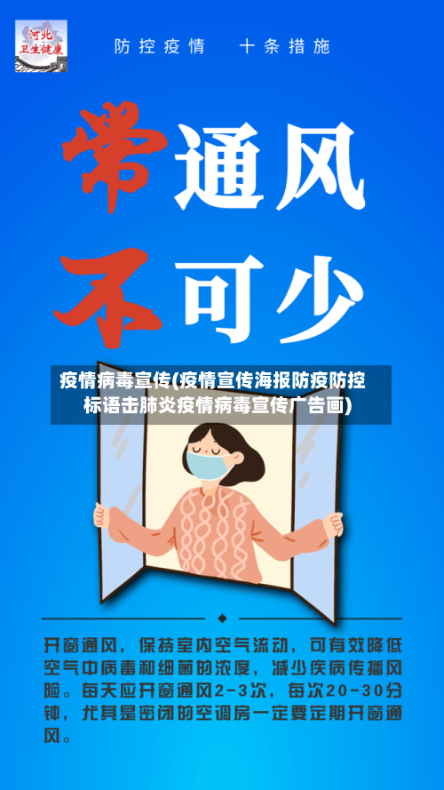 疫情病毒宣传(疫情宣传海报防疫防控标语击肺炎疫情病毒宣传广告画)-第2张图片