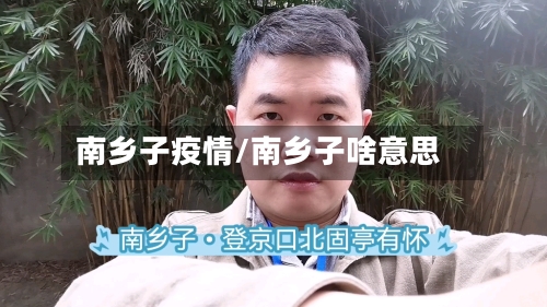 南乡子疫情/南乡子啥意思