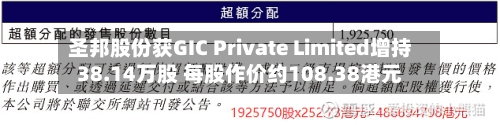 圣邦股份获GIC Private Limited增持38.14万股 每股作价约108.38港元-第2张图片
