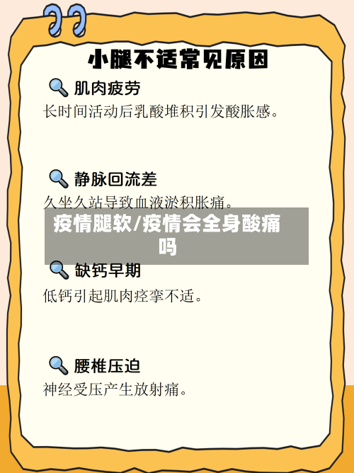 疫情腿软/疫情会全身酸痛吗