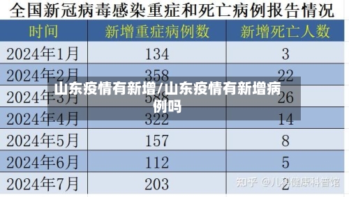 山东疫情有新增/山东疫情有新增病例吗