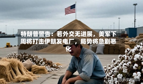 特朗普警告：若外交无进展，美军下周将打击伊朗发电厂，局势将急剧恶化