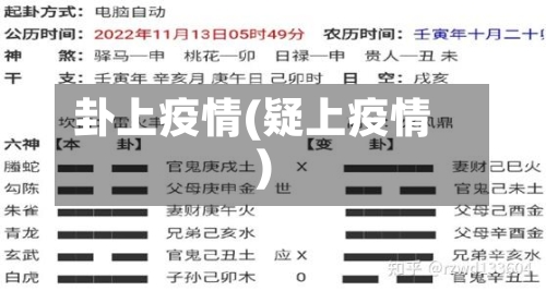 卦上疫情(疑上疫情)-第2张图片