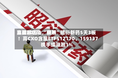 实验猴告急，费用直逼20万！“猴茅”昭衍新药5天3板！高CXO含量ETF512170	、159137携手续涨超1%-第2张图片