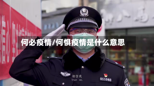 何必疫情/何惧疫情是什么意思