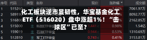 化工板块逆市显韧性，华宝基金化工ETF（516020）盘中涨超1%！“击球区”已至？-第3张图片