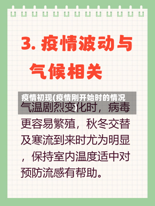 疫情初现(疫情刚开始时的情况)