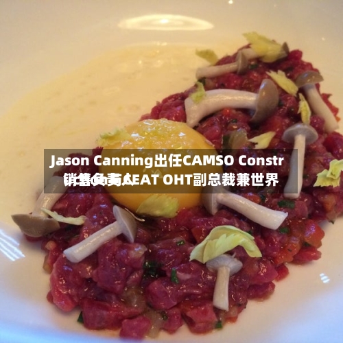 Jason Canning出任CAMSO Construction与CEAT OHT副总裁兼世界
销售负责人-第2张图片