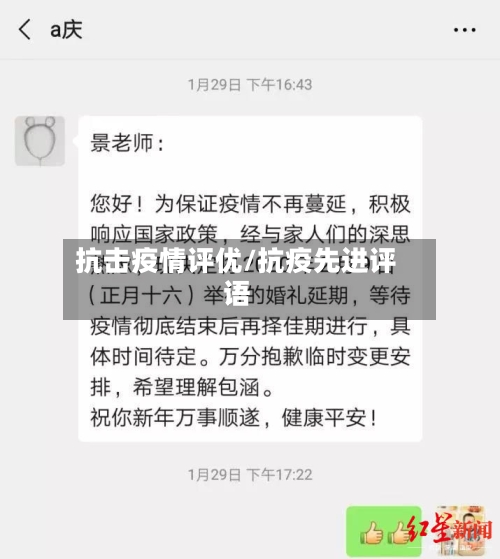 抗击疫情评优/抗疫先进评语