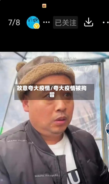 故意夸大疫情/夸大疫情被拘留-第2张图片