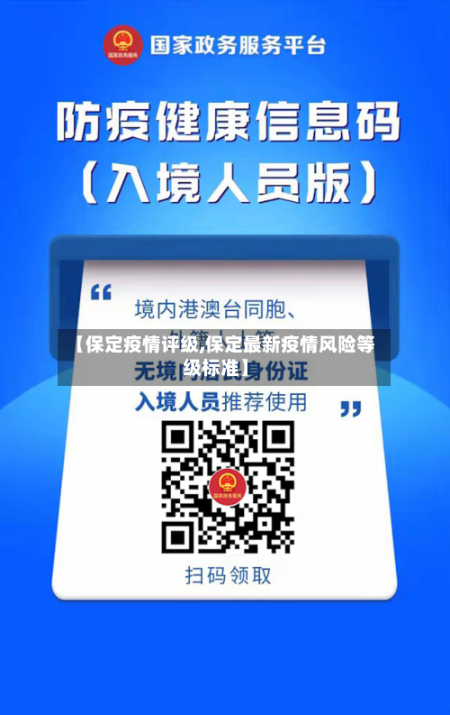 【保定疫情评级,保定最新疫情风险等级标准】-第2张图片