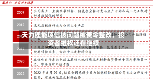 天力锂能项信披问题被责令整改	，投资者维权还在继续-第3张图片