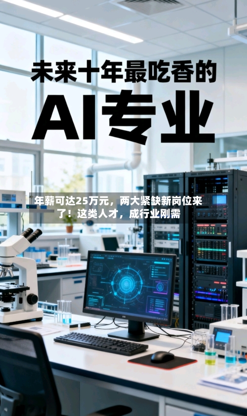 年薪可达25万元，两大紧缺新岗位来了！这类人才	，成行业刚需-第3张图片
