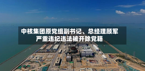 中核集团原党组副书记、总经理顾军严重违纪违法被开除党籍-第2张图片
