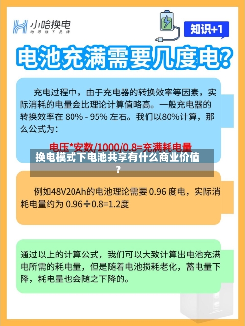 换电模式下电池共享有什么商业价值？-第3张图片
