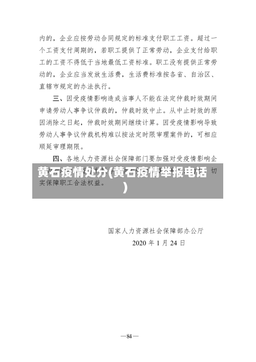 黄石疫情处分(黄石疫情举报电话)
