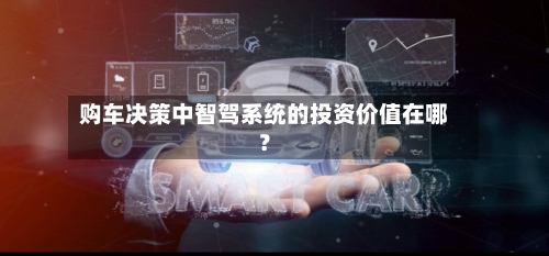 购车决策中智驾系统的投资价值在哪？