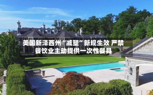 美国新泽西州“减塑	”新规生效 严禁餐饮业主动提供一次性餐具-第3张图片