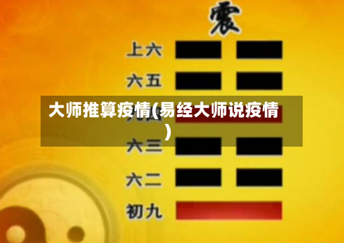 大师推算疫情(易经大师说疫情)