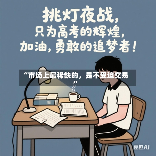 “市场上最稀缺的，是不受迫交易	”-第2张图片