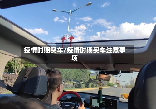 疫情时期买车/疫情时期买车注意事项