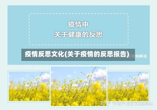 疫情反思文化(关于疫情的反思报告)