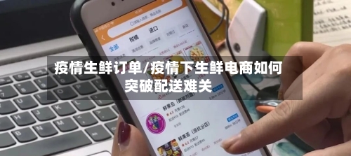 疫情生鲜订单/疫情下生鲜电商如何突破配送难关-第2张图片