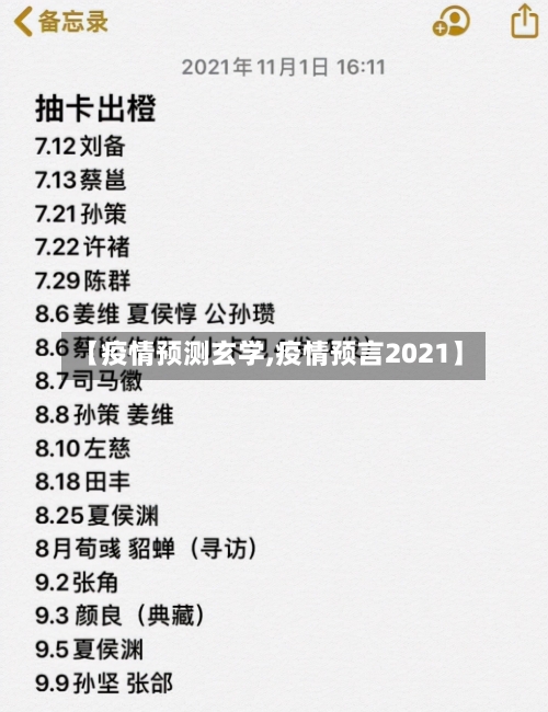【疫情预测玄学,疫情预言2021】-第2张图片
