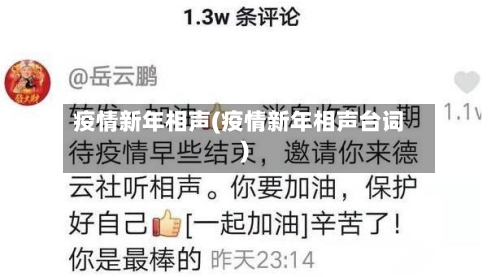 疫情新年相声(疫情新年相声台词)-第3张图片