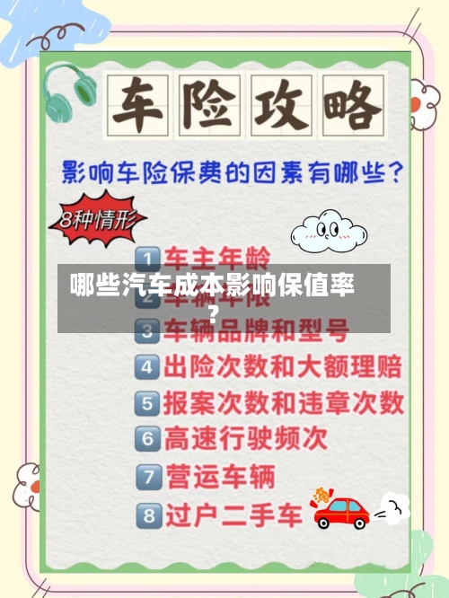 哪些汽车成本影响保值率？-第2张图片