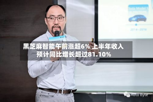 黑芝麻智能午前涨超6% 上半年收入预计同比增长超过81.10%