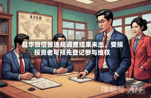 晶华微信披违规调查结果未出，受损投资者可预先登记参与维权-第3张图片