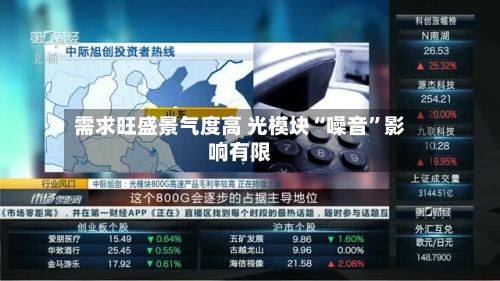 需求旺盛景气度高 光模块“噪音	”影响有限-第2张图片