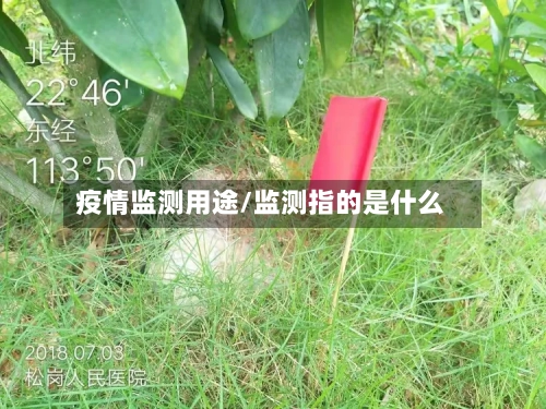 疫情监测用途/监测指的是什么-第3张图片