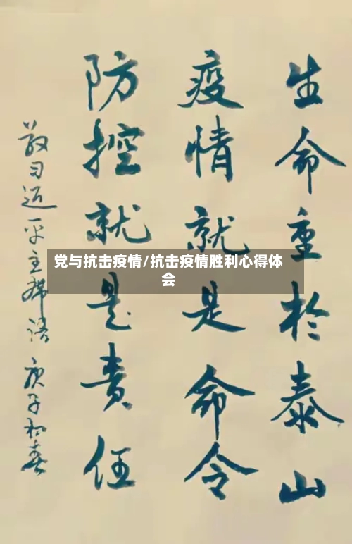 党与抗击疫情/抗击疫情胜利心得体会-第2张图片