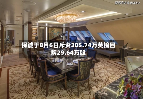 保诚于8月6日斥资305.74万英镑回购29.64万股-第2张图片