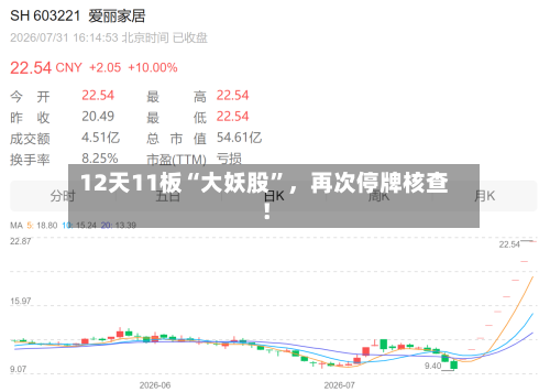 12天11板“大妖股”，再次停牌核查！-第2张图片