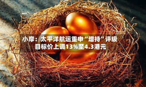 小摩：太平洋航运重申“增持”评级 目标价上调13%至4.3港元-第2张图片