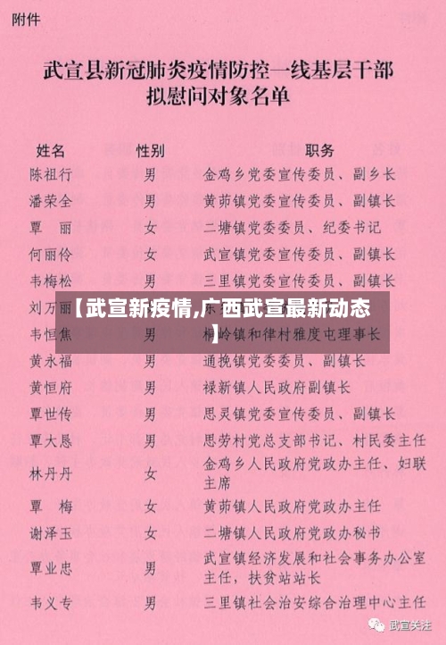 【武宣新疫情,广西武宣最新动态】-第2张图片