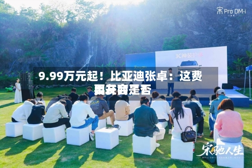 9.99万元起！比亚迪张卓：这费用，友商是否要开会了？-第2张图片