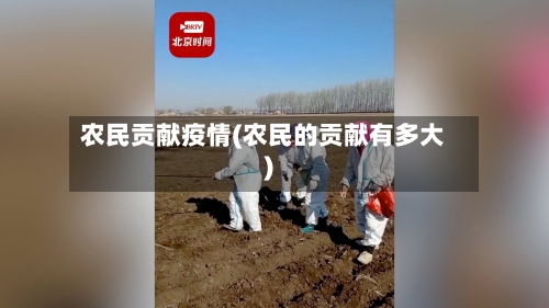 农民贡献疫情(农民的贡献有多大)-第2张图片
