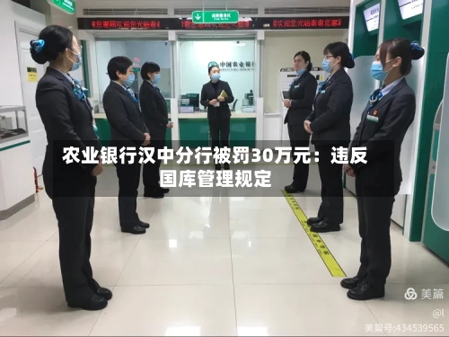农业银行汉中分行被罚30万元：违反国库管理规定