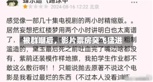 被群嘲后	，影片票房突飞猛进-第3张图片