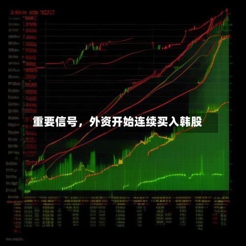 重要信号，外资开始连续买入韩股-第2张图片