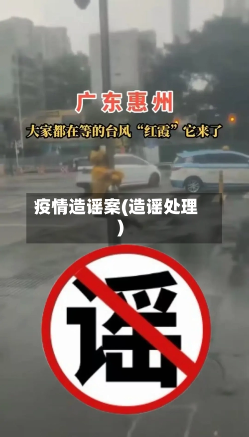 疫情造谣案(造谣处理)-第3张图片